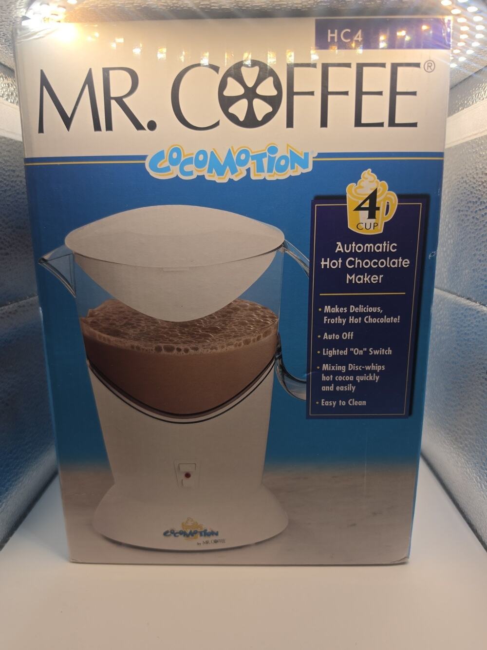 Mr. Coffee Cocomotion HC4 Hot Chocolate Maker 4 Cup-Sealed New In Box